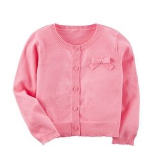 Carter's pink cardigan